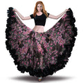 720 Degrees Tribal Chiffon Performance Wear Belly Dance Training Dress