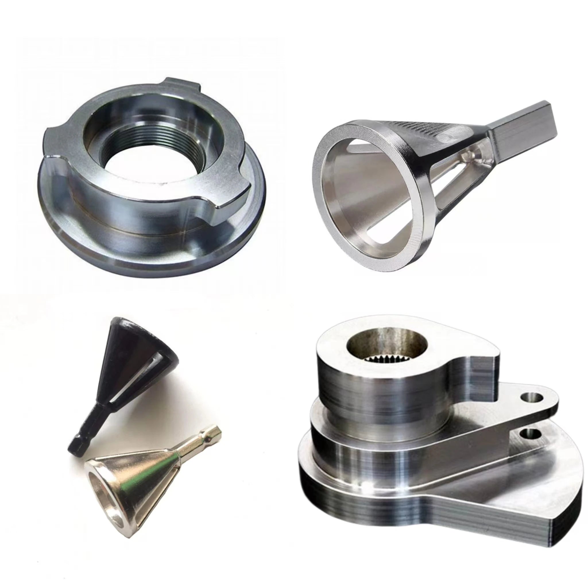 Lightweight Aluminum Alloy Robotics Components CNC Precision Milling Surface Finishing  for Automation Arm Joint Applications