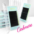 Abonnie Silk Individual Eyelash Extensions Custom Matte Black Cashmere Lash Supplies Wholesale Hand Made Lash Extension Trays