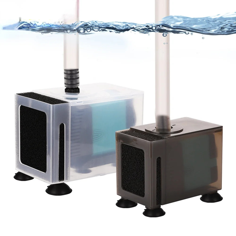 Aquarium Water Pump Protection Box Plastic Filter Acrylic Box Increased Height Sand Prevention Shock Absorption for Fish Tank