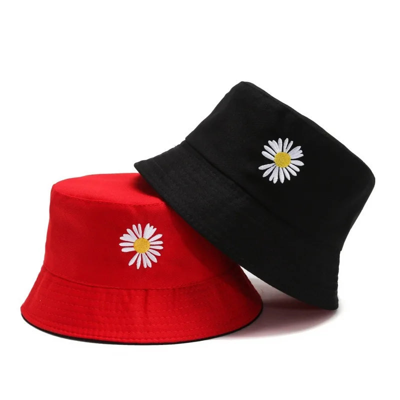 Top Sale Solid Color Embroidery Logo Reversible Bucket Hat Cotton Bulk Luxury Sun Shade Hat Fisherman Cap