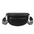 Wholesale Designer Leather Fanny Packs Women Wide Strap Crossbody Waist Bags for Ladies