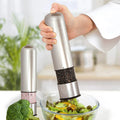 Hot Sale Stainless Steel 2 in 1 Automatic Electric Salt Pepper Grinder Mill