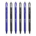 Push Type Erasable Neutral Pen Easy to Rub Student Office Pen Push Type Water Pen Wholesale in Stock