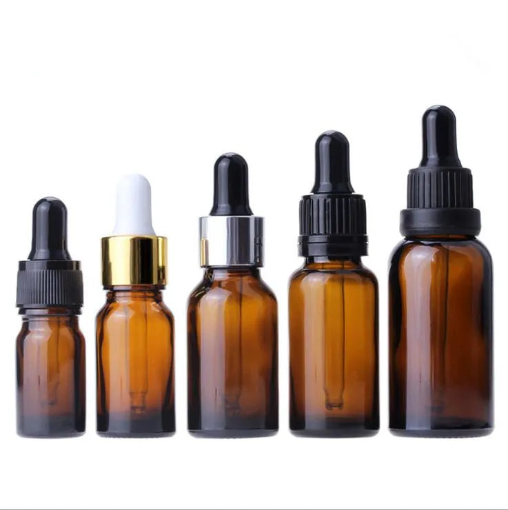 5ml 10ml 15ml 20ml 30ml 50ml 100ml Amber/clear/blue Essential Oil Dropper Glass Bottle