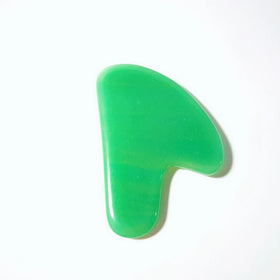 DIY Natural Green Aventurine Gua Sha Board in Heart Shape Bar Beauty Scrapping Plate Guasha Face Massage Spoon Skin Care Products
