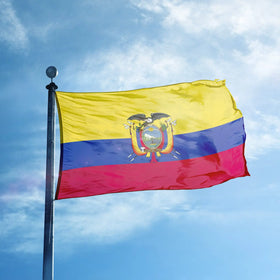 BOLISI 3x5ft Waterproof Polyester Double Sided Screen Printing Flying Ecuador Flags