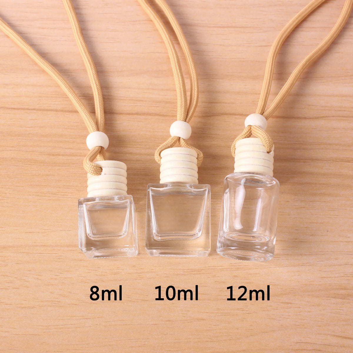 8ml 10ml 12ml High Quality air Freshener Perfume Frosted Glass Matte White Bottle Car Hanging Perfume Diffuser Bottles MegaBDM