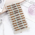 Fashion Vintage Wooden Beads Bracelet Set Adjustable Hand-woven Lucky Brown Wooden Beads Bracelets