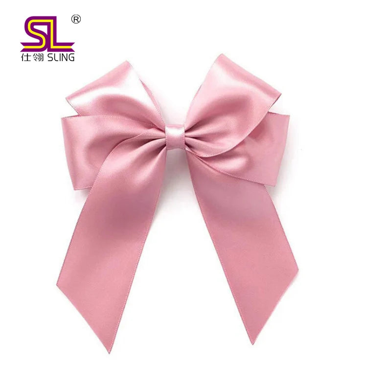 Wholesale Pre-made Gift Ribbon  Wrap  Packing Satin Ribbon Bows