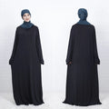 Modest Kaftan Butterfly Khimar Hijab Stylish Casual Abaya Islamic Clothing Muslim for Eid for Polyester Long Sleeve Free