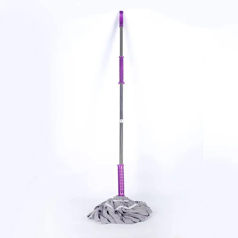 Microfiber Twist Mop Steel Handle Eco-Friendly Hand Free Household Convenient Cleaning Floor Mop Stick