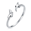 Wholesale Jewelry 925 Sterling Silver Animal Cute Bird Open Ring Ladies High Fashion Jewelry Silver Ring SCR869