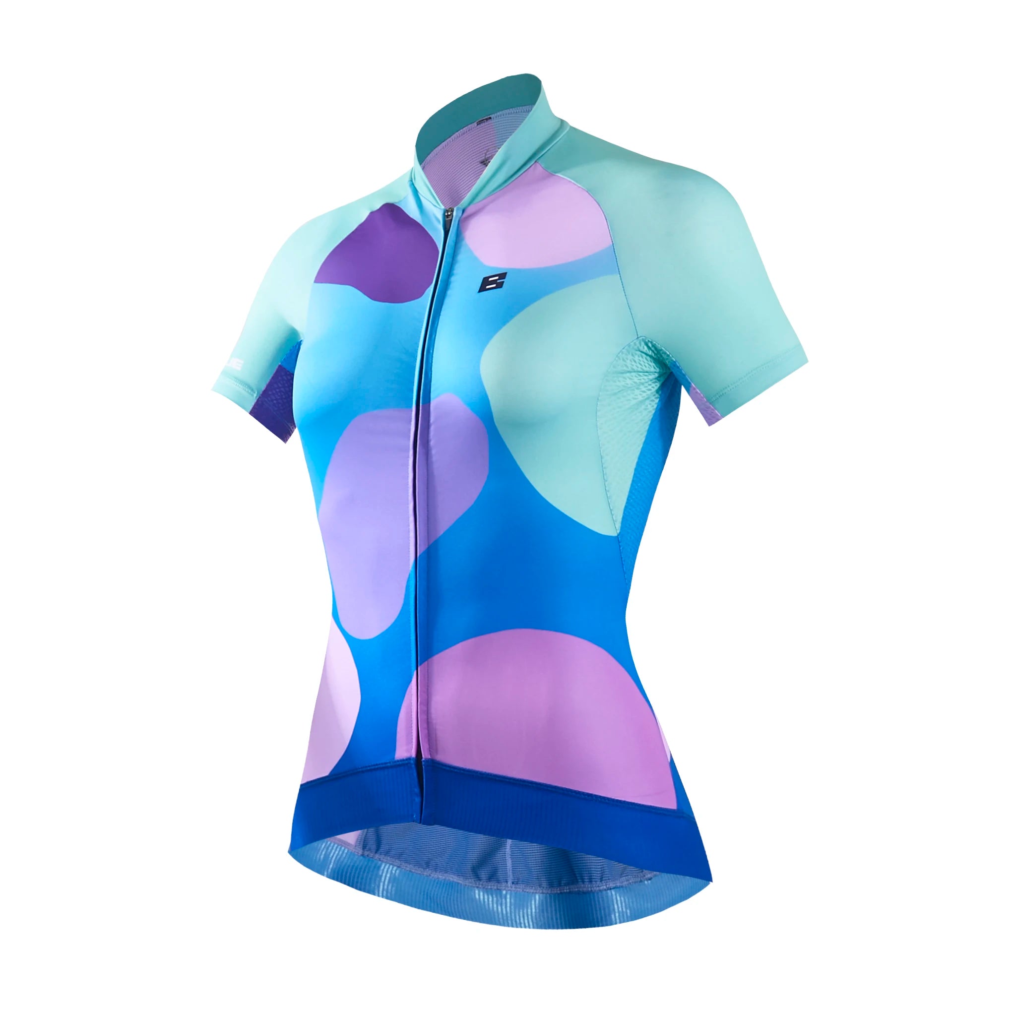 Manufacturer Cycling Bike Jerseys With Zipper Collar Custom Quick Dry Women Cycling Shirt Custom Pro Short Sleeve Cycling Jersey