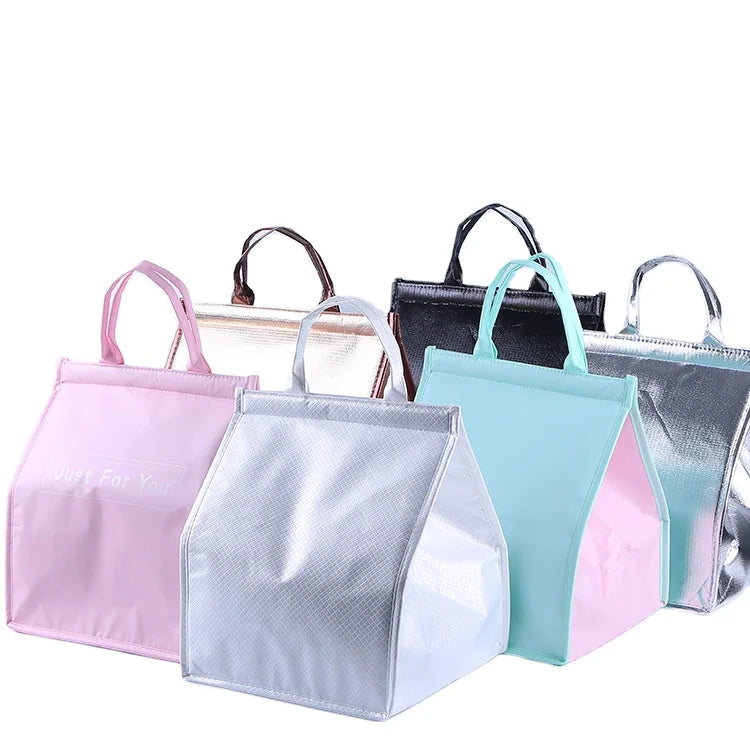 Laminated Non-woven Fabric  Cake Children Custom Picnic Lunch Cooler Bag