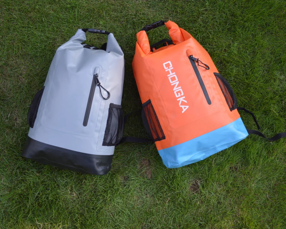 Rolling Top Hiking Backpack PVC Waterproof Ocean Backpack Floating Swimming Camping Kayaking Dry Pack