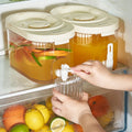 OWNSWING Plastic Drink Dispenser Water Juice Container for Fridge Beverage Dispenser With Spigot