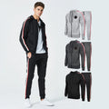 Custom Tracksuits for Men Jogging Sportswear Designer Tracksuits for Men Polyester Hoodie Jacket Jogger Pants Running Suit Sets