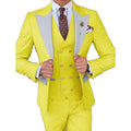 Classic Peach Groom Tuxedo Groomsmen Gold Buttons Shawl Lapel Vest Men Suit Wedding Men's Blazer Costume
