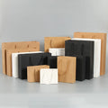 Custom Kraft Paper Bags with Logo Print for Clothing and Shoes Price Offset Printing Surface Handling