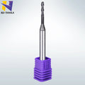 2 Flutes Square Long Neck End Mill Router Bit Carbide 40 Helix 92HRA Hardness for Graphite Altin Coating OEM/ODM Supported