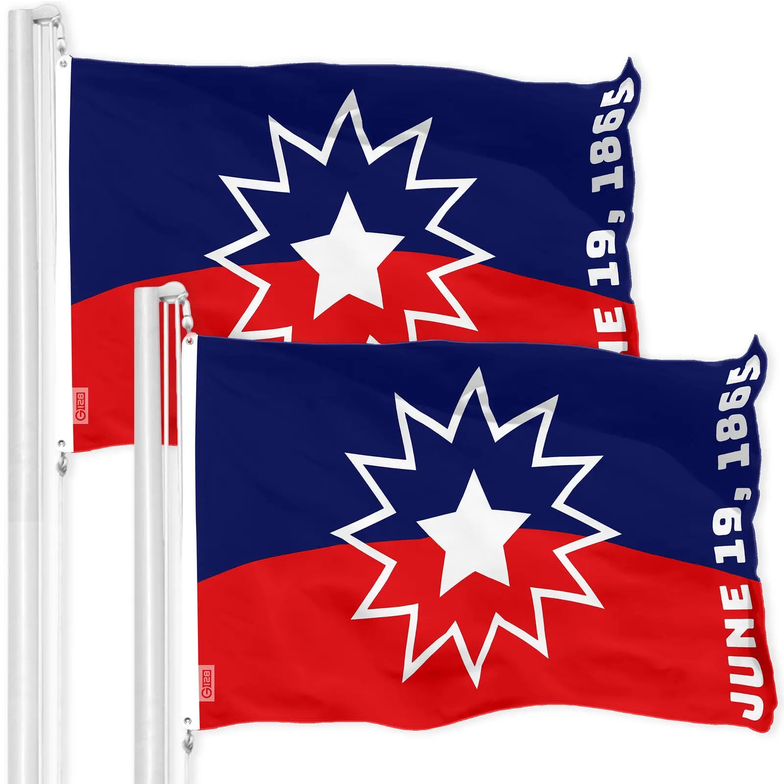 Factory Wholesale 100% Polyester Screen Printed Double-sided Waterproof Election Flag and Banner Happy American Holidays Flag