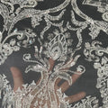 French Tulle Wedding Sequin Lace Fabric Fashionable White Embroidery Bridal Beaded Lace Fabrics for Dress