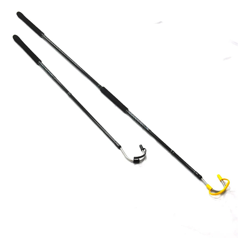 XM Big Game Carbon Fiber Fishing Gaff Hook Stainless Steel Fish Gaff Hook 180Cm Adjustable Squid Fishing Gaff Garfio De Pesca