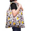 Custom Medium Size Washable Durable Shopping Grocery Tote Bag Foldable Into Attached Pouch Ripstop Waterproof Reusable Gift Bags