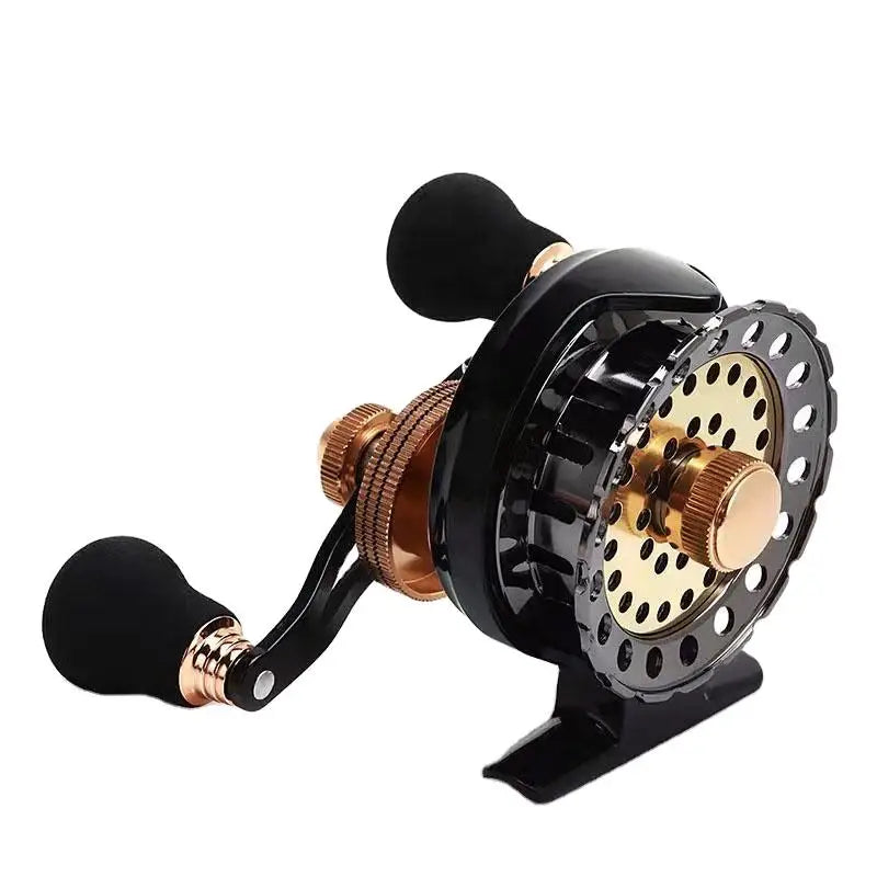 Ultralight Large Arbor Fly Reel 6+1bb With Discharge Force Raft Fishing Reel Rock Light Fly Fishing Reel