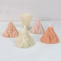 3D Snow Mountain Landscape Silicone Candle Mold Premium Food Grade Gradient Snowy Peak Soy Wax Aromatherapy Scented Candle