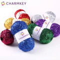 Handmade Polyester Crochet Dish Scrubber Korea Yarn Kitchen Double-deck Round Scrubby Dishcloth