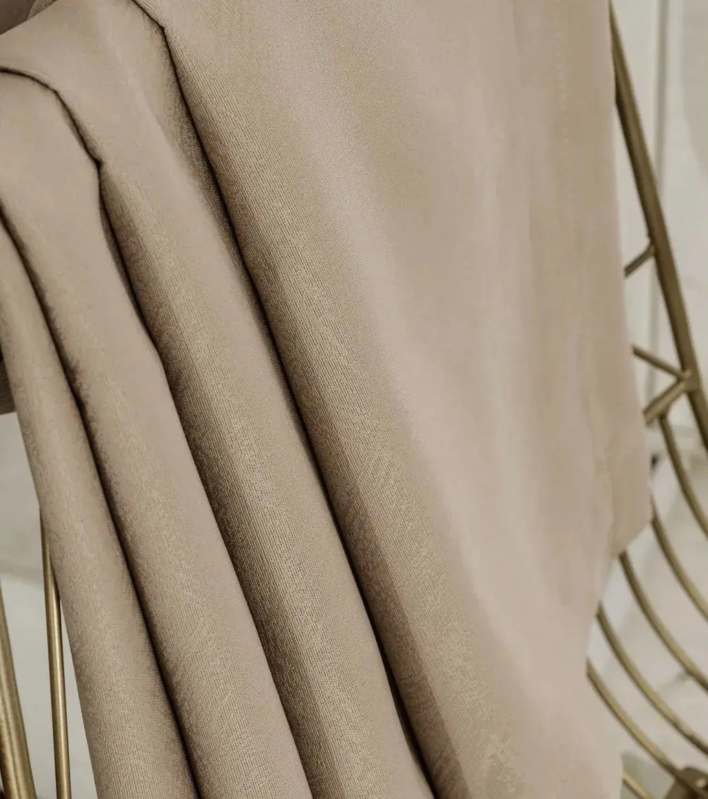Hotel Project Home Used Curtains Soft Polyester Organic Blackout Fabric Curtain Fabrics