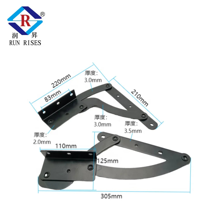 Adjustable 90-225 Degree Sofa Functional Hinge for Headrest and Backrest