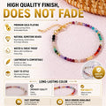 Go2boho 2025 Valentine's Day 18K Gold Plated Multicolored Gemstone Delicate Jewelry Beaded Bracelets for Women New Year's Gift
