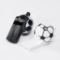 High Quality Color Plastic Football Shape Soccer Toys Whistle for Promotional Gift