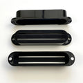 Guitar Single Coil Sized Humbucker Guitar Pickup Covers in Black
