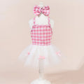 Spring and Summer Polka Dot Pet Clothes cat and Dog Camisole Skirts