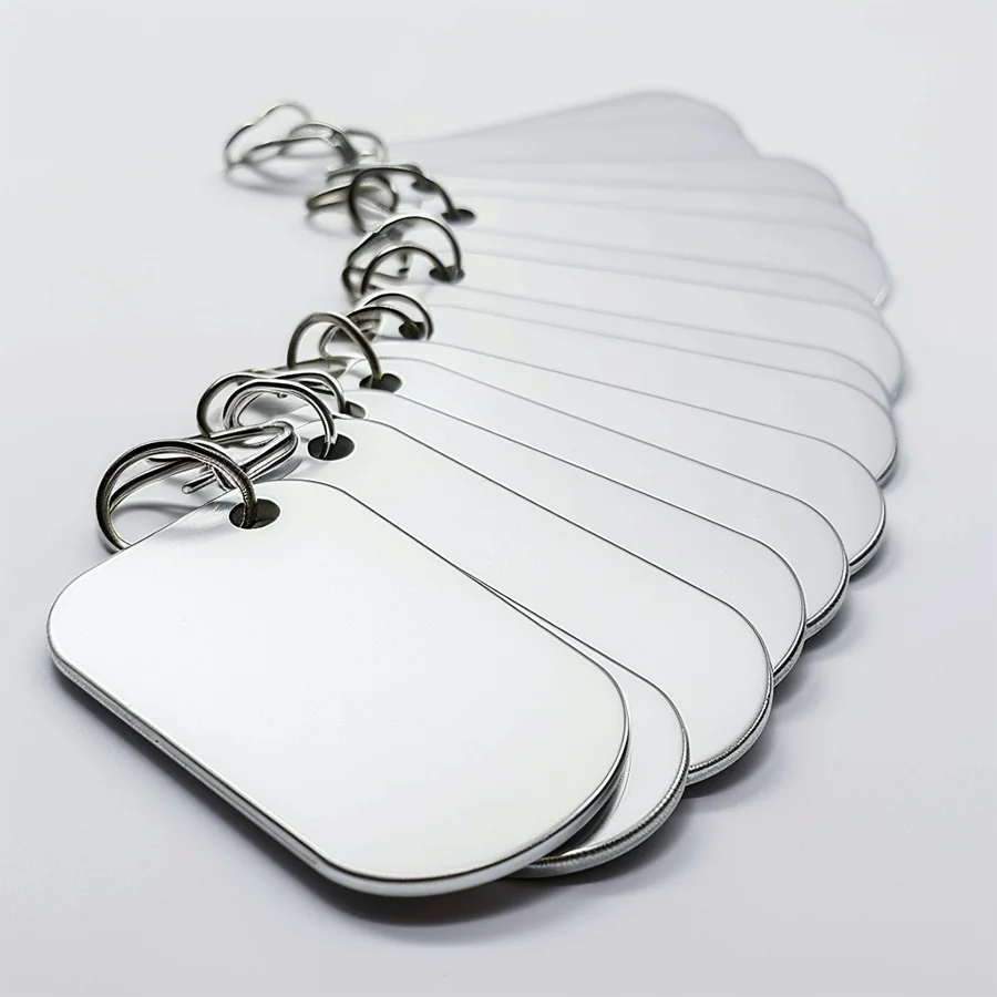 Personalized Custom Aluminum Pendant Enamel Pet ID Chain Necklace Engraved Metal Blank Custom Name Stainless Steel Dog Tag