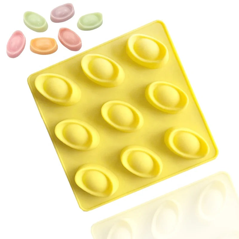 214 Shoe Shaped Gold Ingot Silicone Chocolate Pastry Mold Cake Decoration Silicone Ice Tray Cube Diy Resin Mold Hand Make Diy