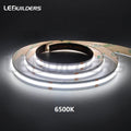 Uniform Light No Dark Spots 5m RGBW 12mm Copper PCB COB LED Strip Light High CRI 24V IP20 Dot Free Decorative Lighting