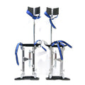 YANFENG 24"-40" Stainless Steel Adjustable Tool Drywall Stilts Silver Black Oxide Finish Taping Painting Painter Decoration