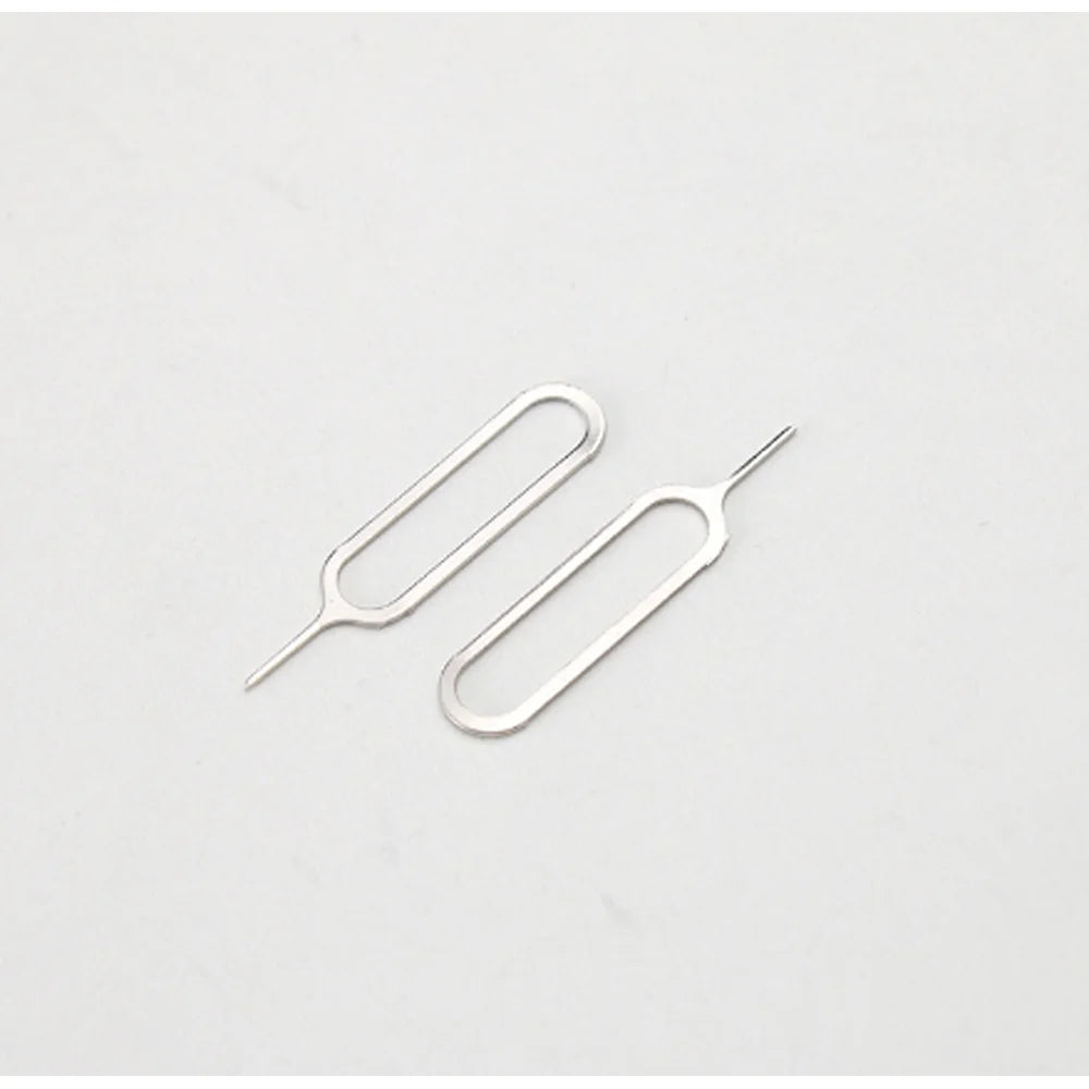Stainless Steel Sim Card Pin Sim Opener Tool for All Smartphones Mobile Phone Sim Card Ejector Pin