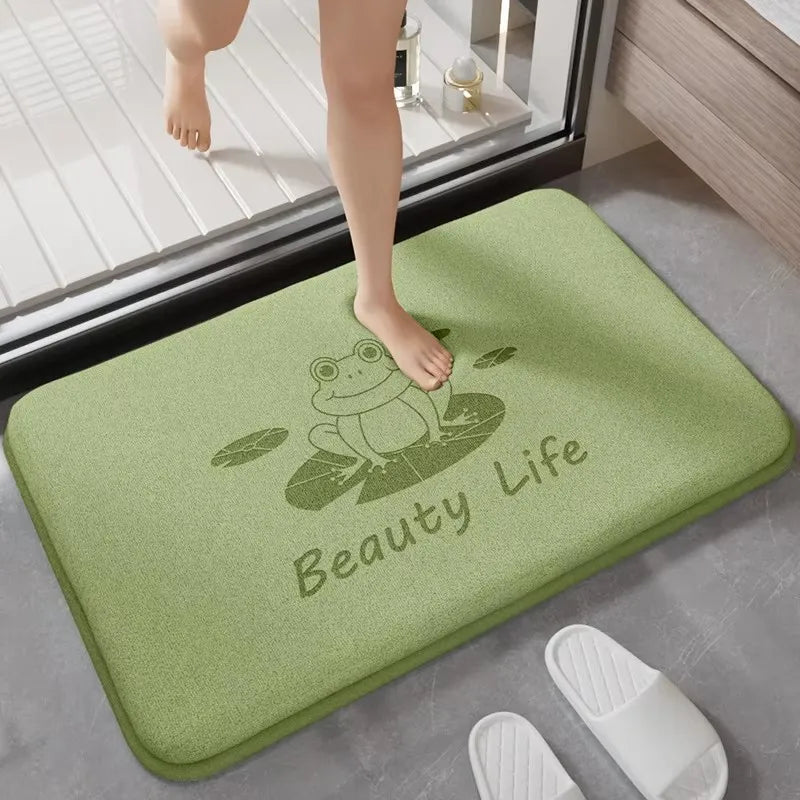 Modern Foam Bathroom Quick-Drying Washable Absorbent Non-Slip Door Mats for Home Use MegaBDM