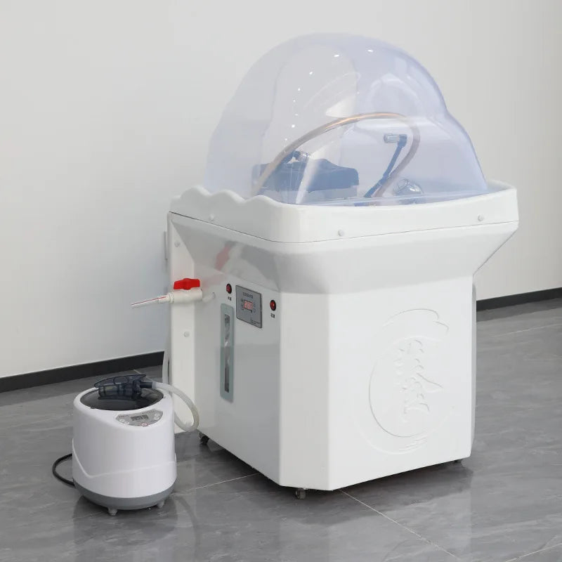 Modern Portable Japanese Spa Bowl Sink for Head Therapy Thai Massage Shampoo Bed Steam Hair Washing for Barber Bathroom Hospital