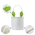 Custom Blank Easter Basket Colorful Sublimation Easter Bunny Basket
