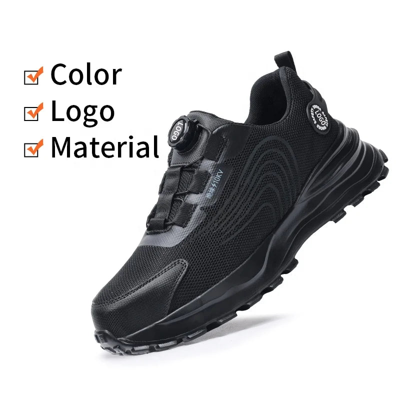 LAnoudun Insulation 10KV Safety Shoes European Standard Fiberglass Toe Industrial Safety Shoes for Men