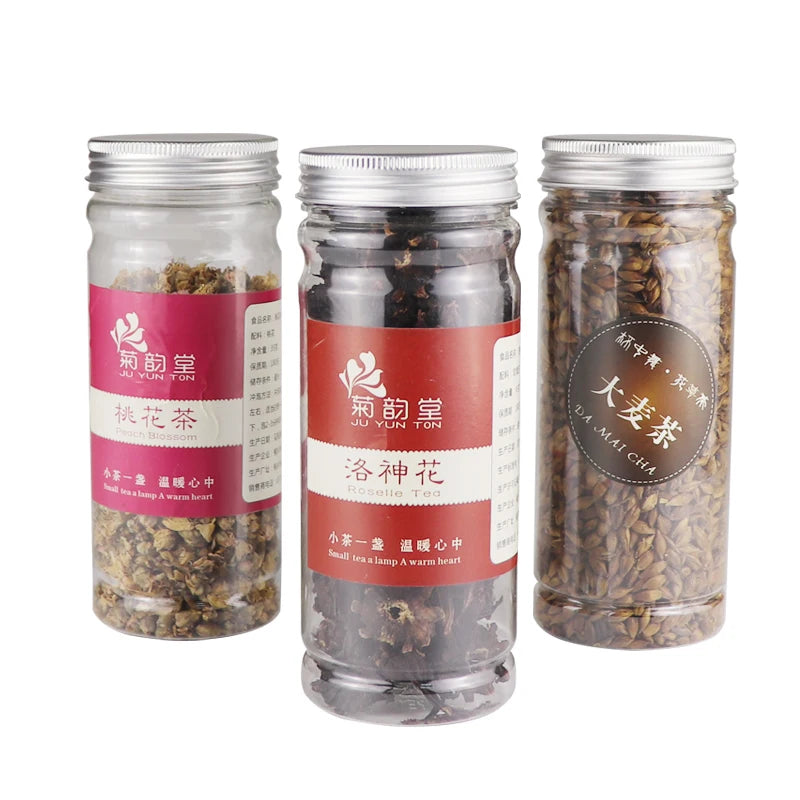 350ml PET Plastic Jar with Aluminum Lid Empty sealed Loose Tea Jar Food Grade Cream Jar Plastic Bottle