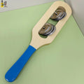 Wholesale Montessori Educational Wooden Stick 1 Jingle Bells Hand Bell Musical Instrument for Baby