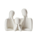 Statues Resin Crafts Nordic Style the Family Lover Figurine Abstract Furnishing Article Light Luxury Home Decoration